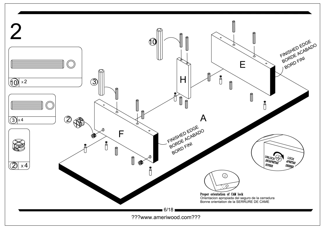 Altra Essex Highboy TV Stand manual 