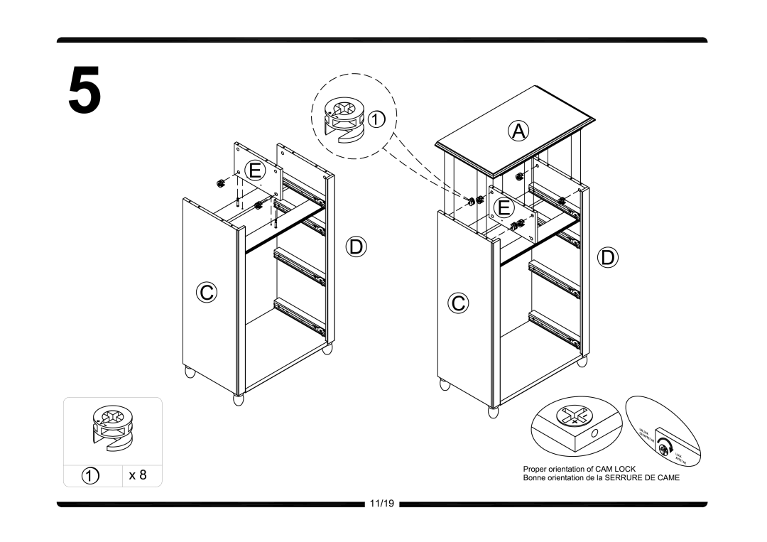 Altra Extension Coffee Table manual 