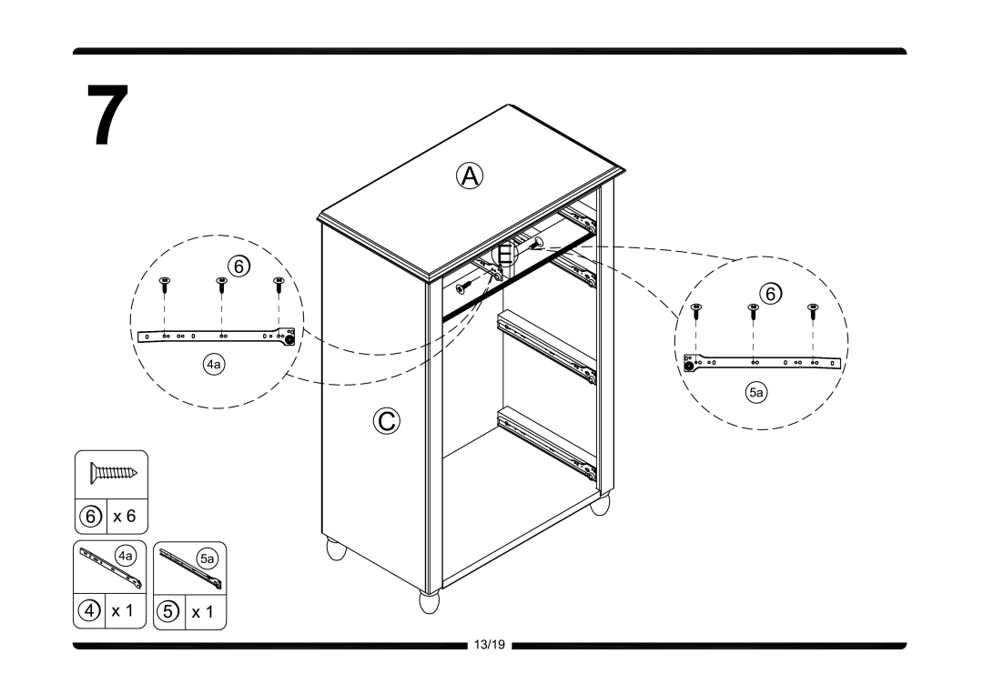 Altra Extension Coffee Table manual 