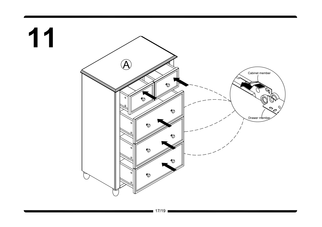 Altra Extension Coffee Table manual 