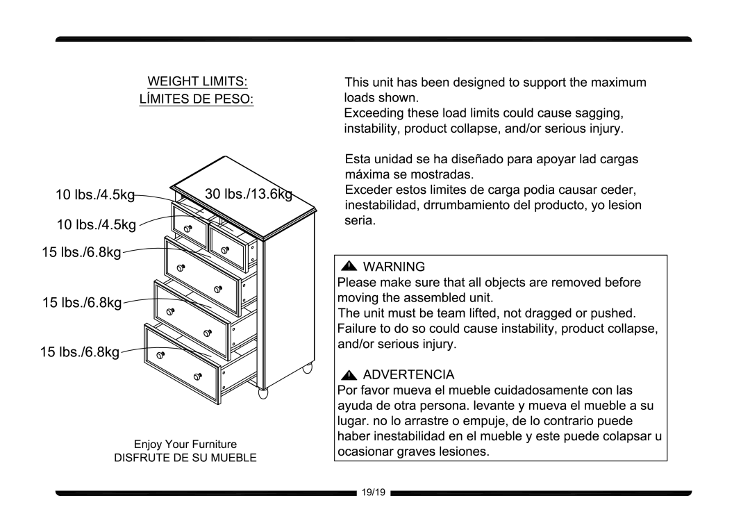 Altra Extension Coffee Table manual 