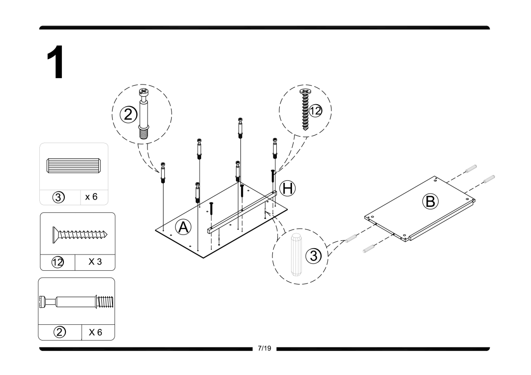 Altra Extension Coffee Table manual 