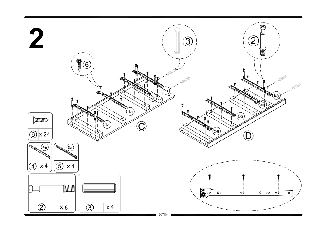 Altra Extension Coffee Table manual 