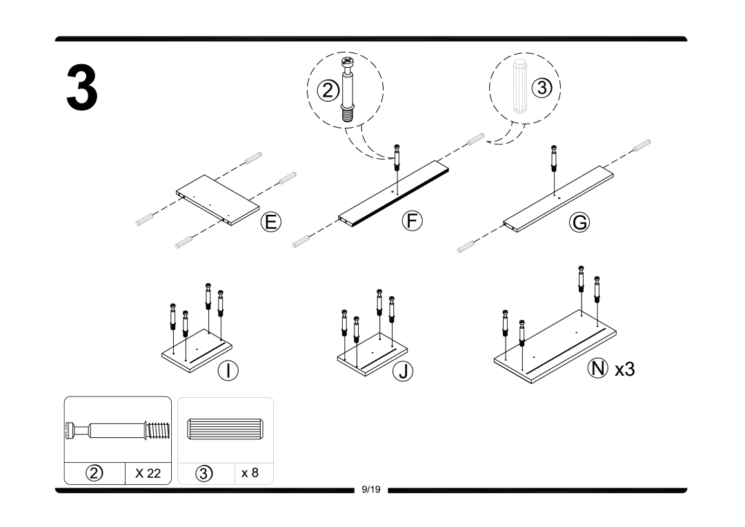 Altra Extension Coffee Table manual 