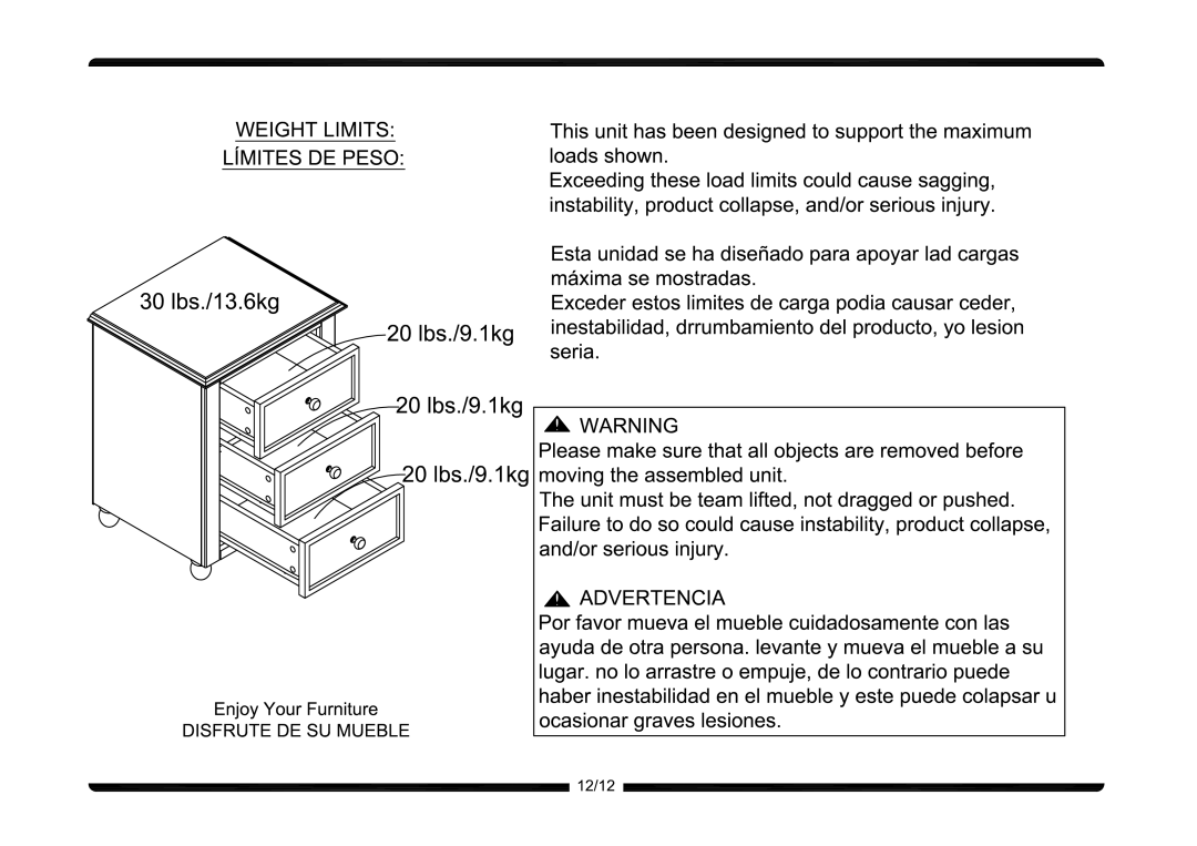 Altra Four Bin Storage manual 