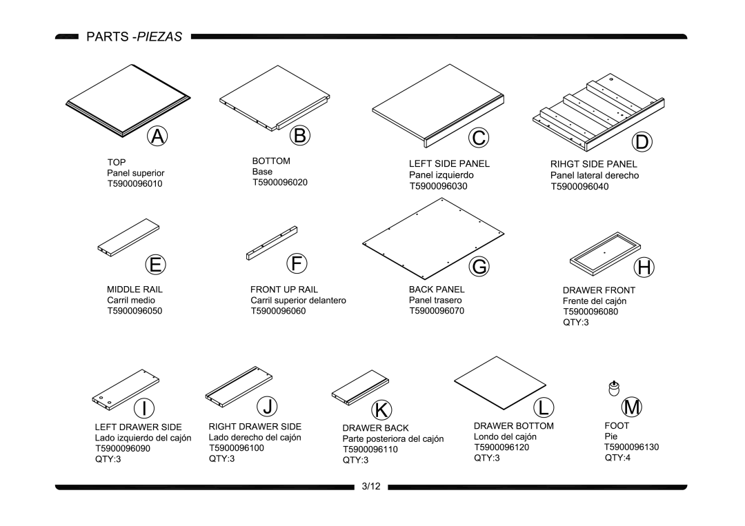 Altra Four Bin Storage manual 