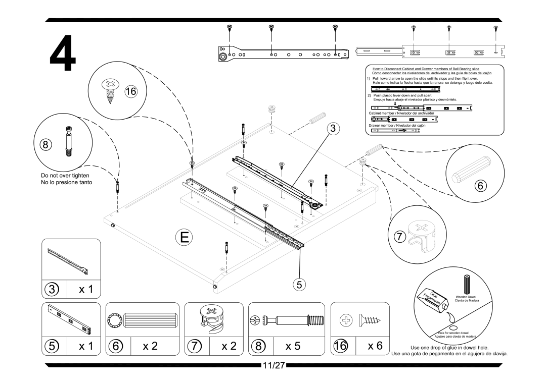 Altra Hollow Core End Table manual 