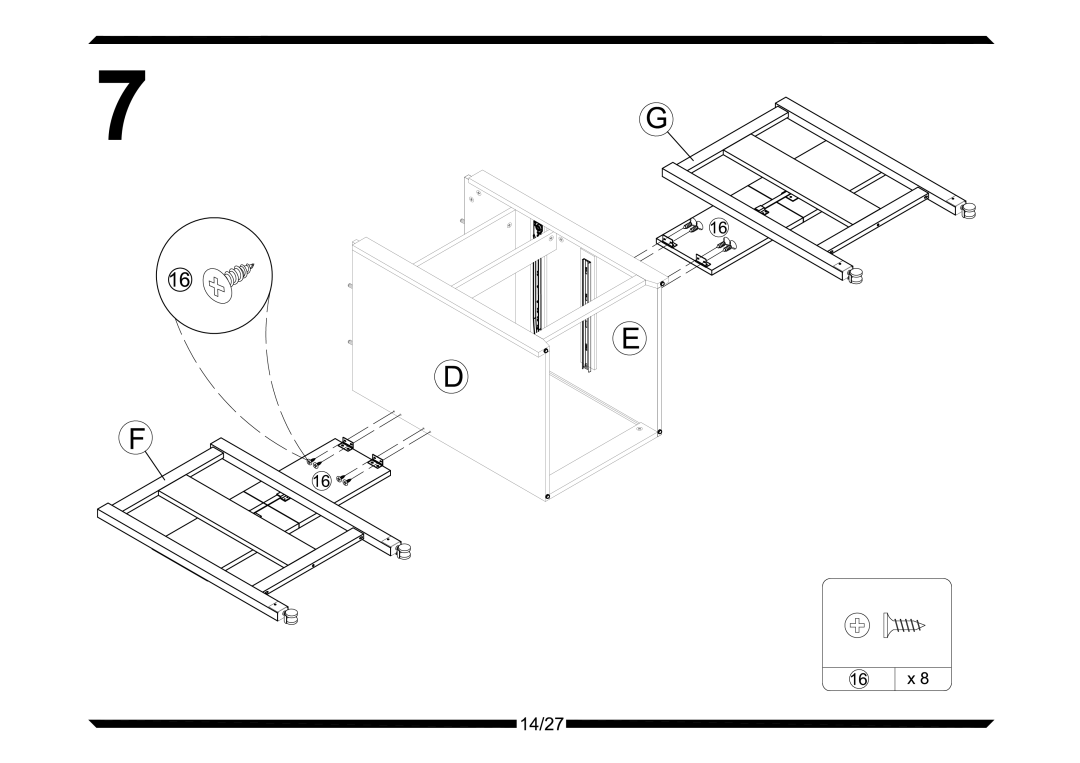 Altra Hollow Core End Table manual 