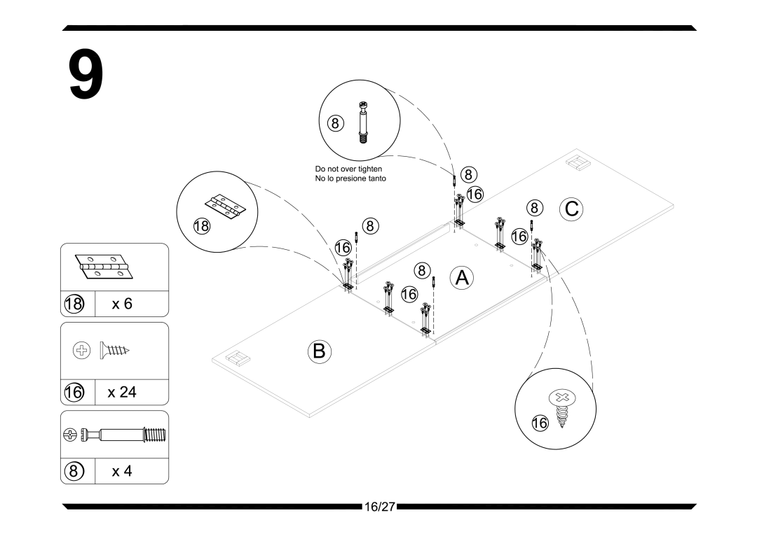 Altra Hollow Core End Table manual 