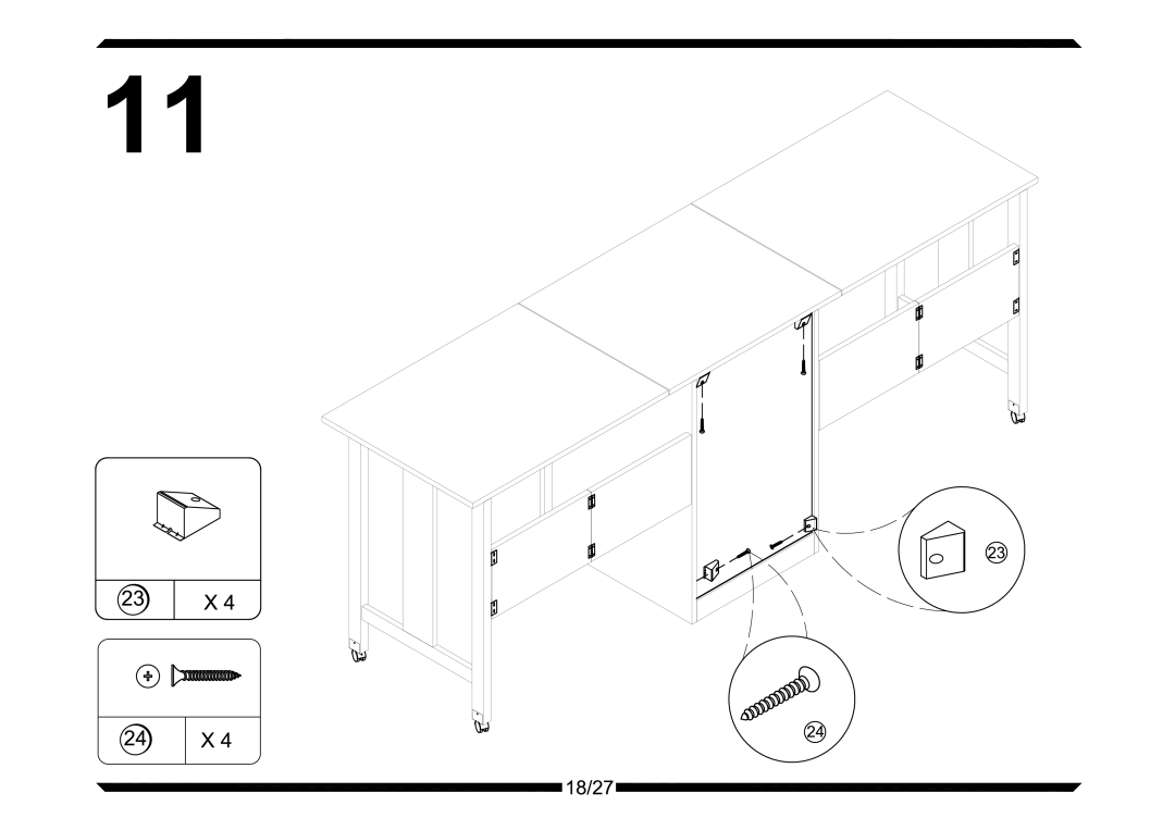 Altra Hollow Core End Table manual 