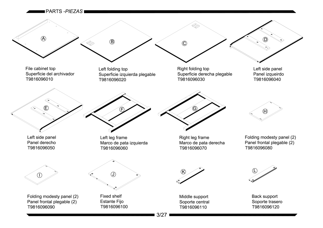 Altra Hollow Core End Table manual 