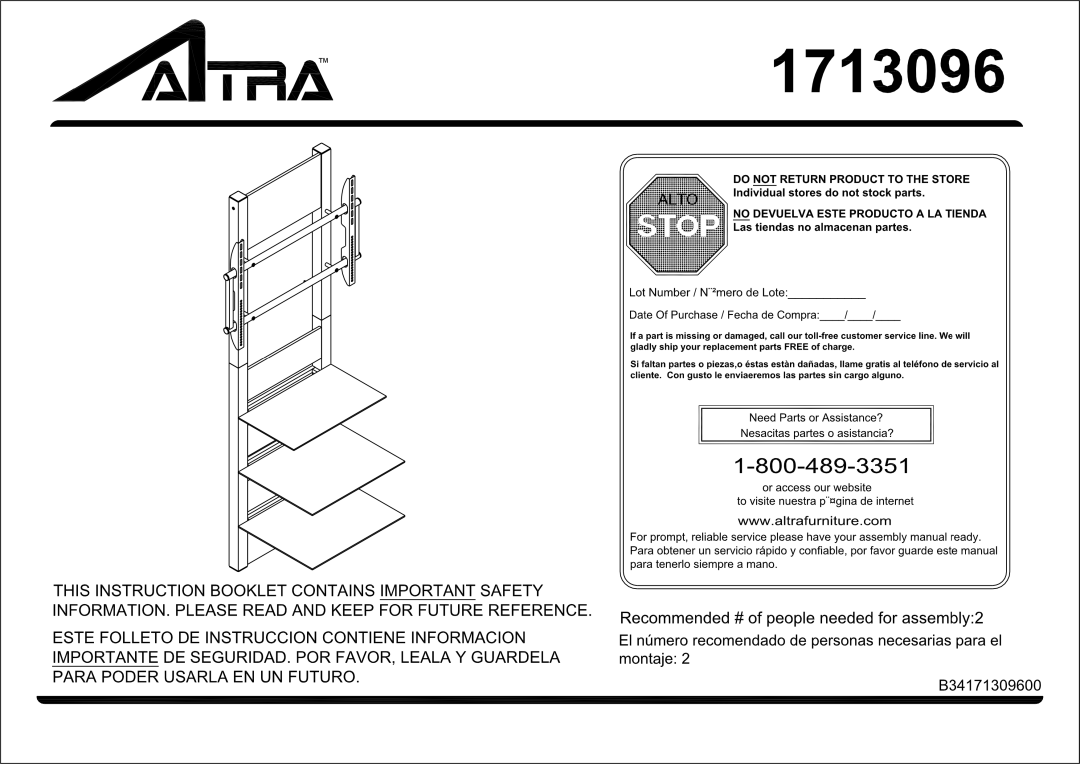 Altra Mezza File Cart manual 