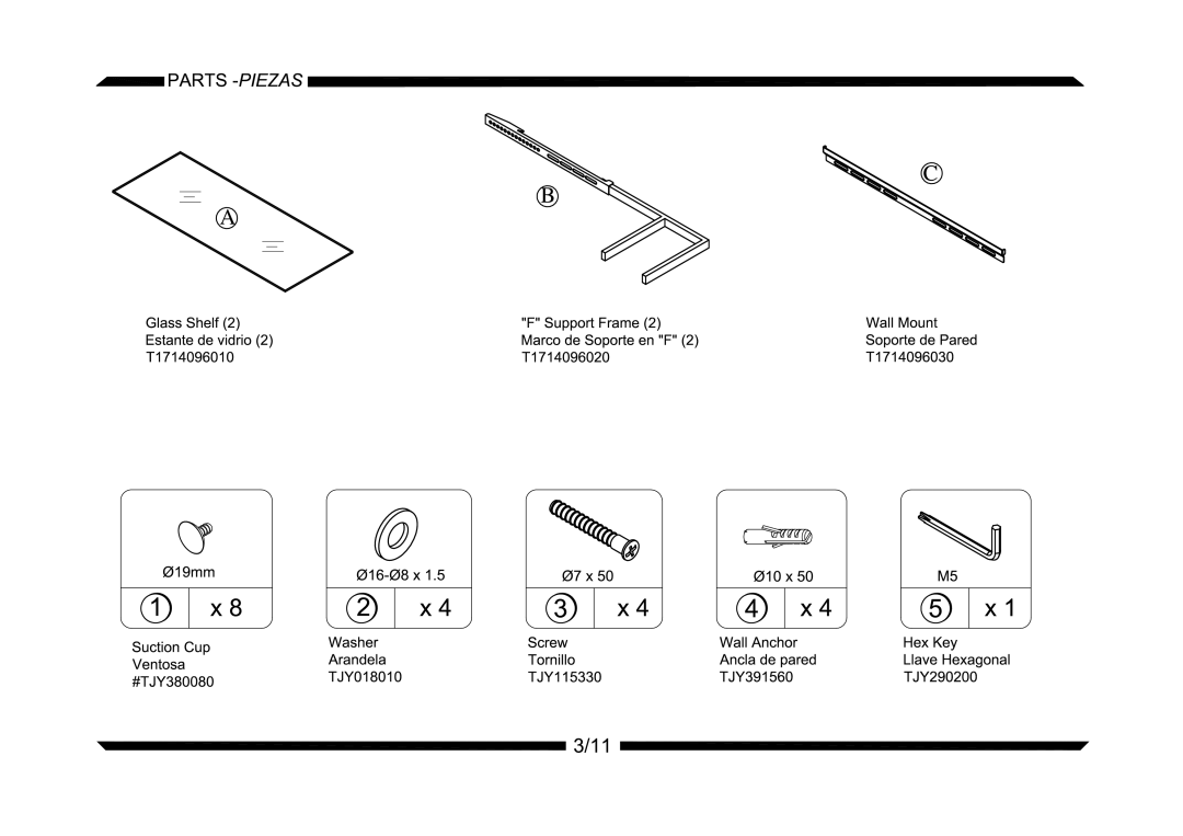 Altra Modern Mission File & Printer Stand manual 