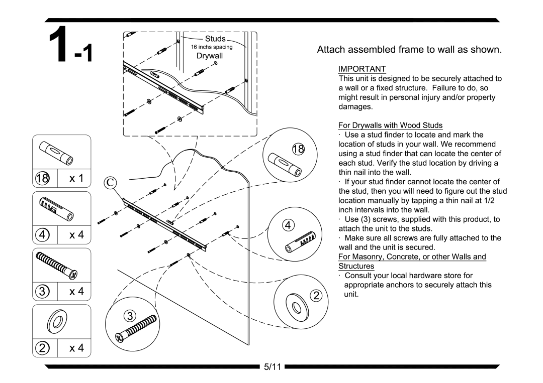 Altra Modern Mission File & Printer Stand manual 