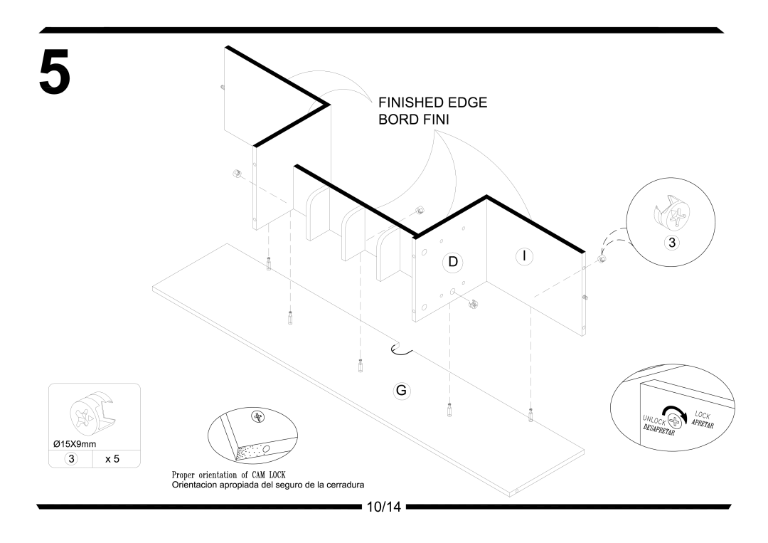 Altra Parsons Extension Coffee Table manual 