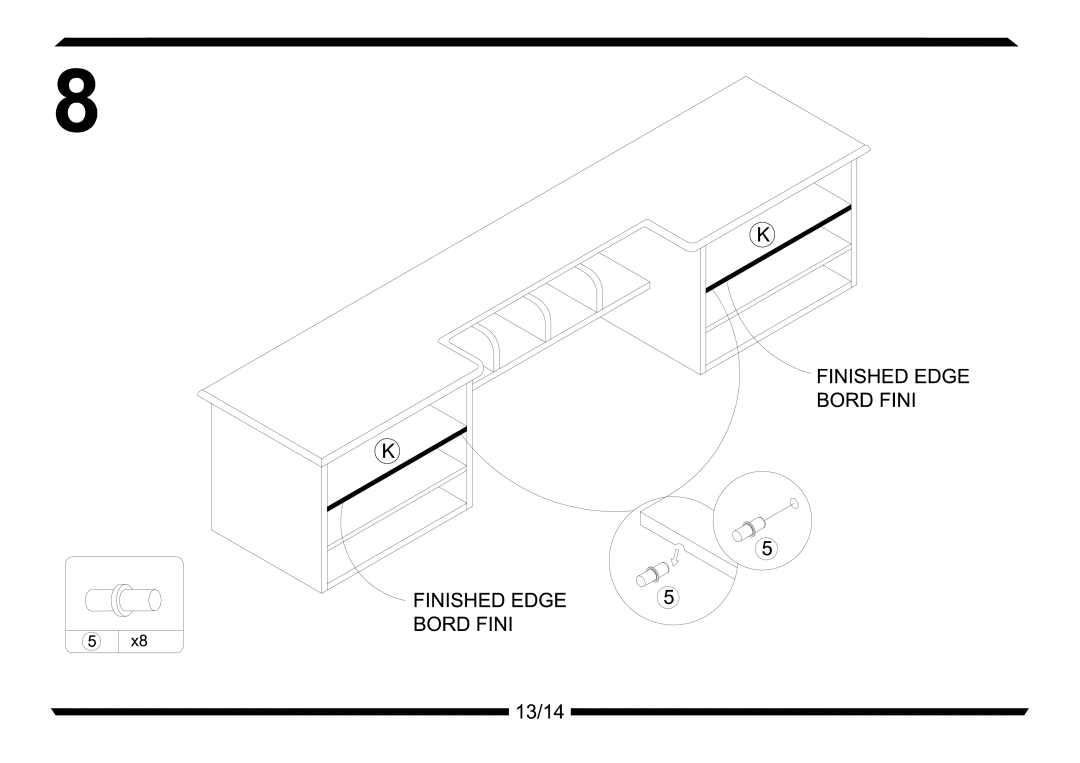 Altra Parsons Extension Coffee Table manual 