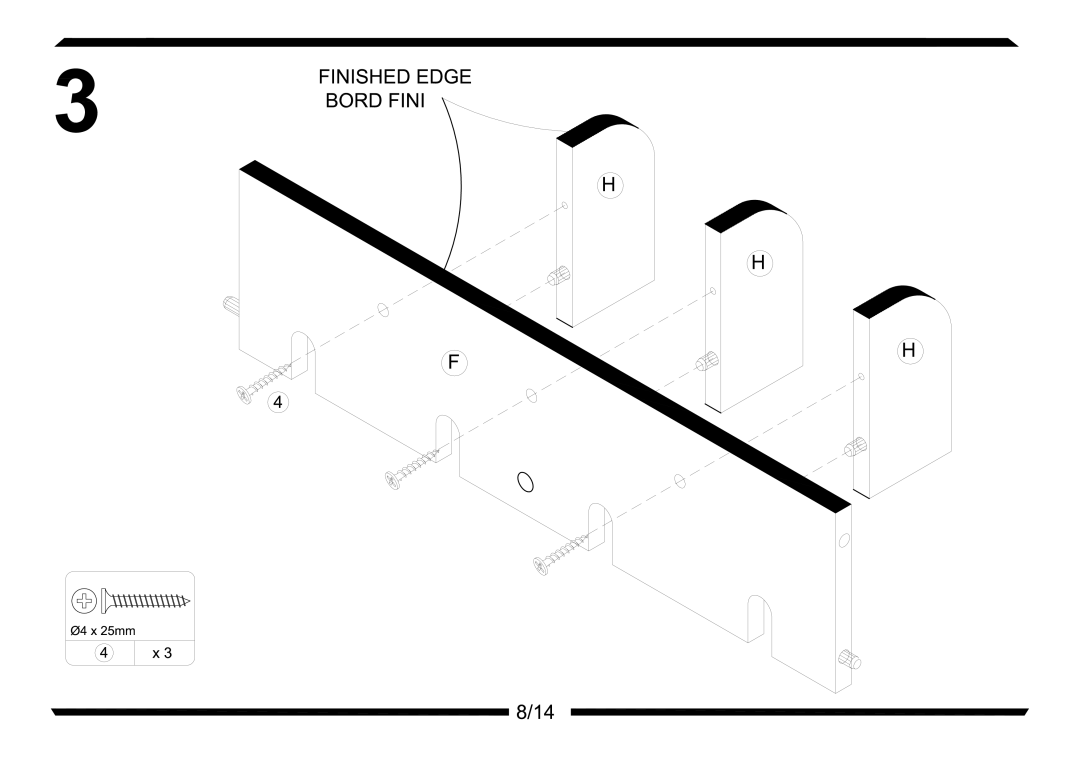 Altra Parsons Extension Coffee Table manual 