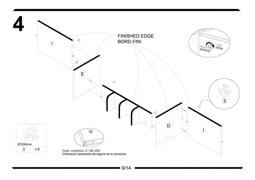 Altra Parsons Extension Coffee Table manual 