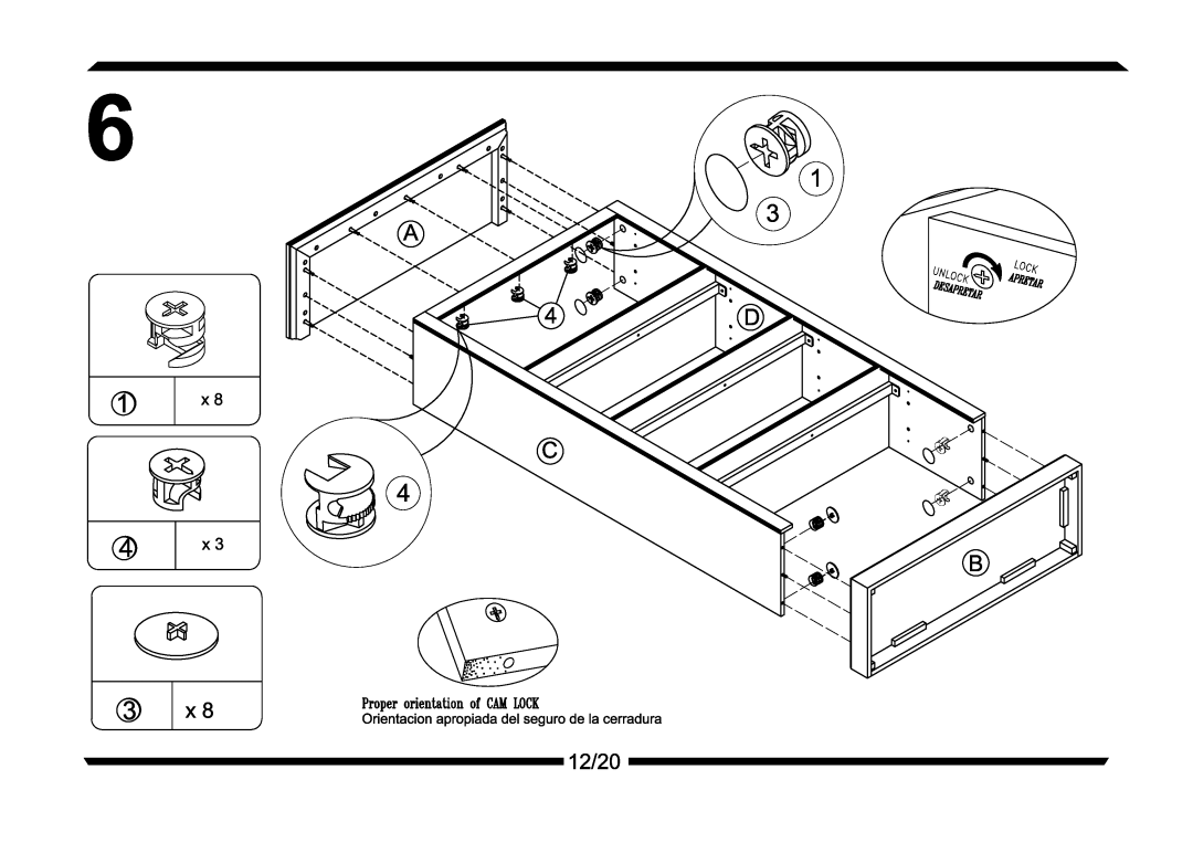 Altra Parsons Secretary Desk manual 