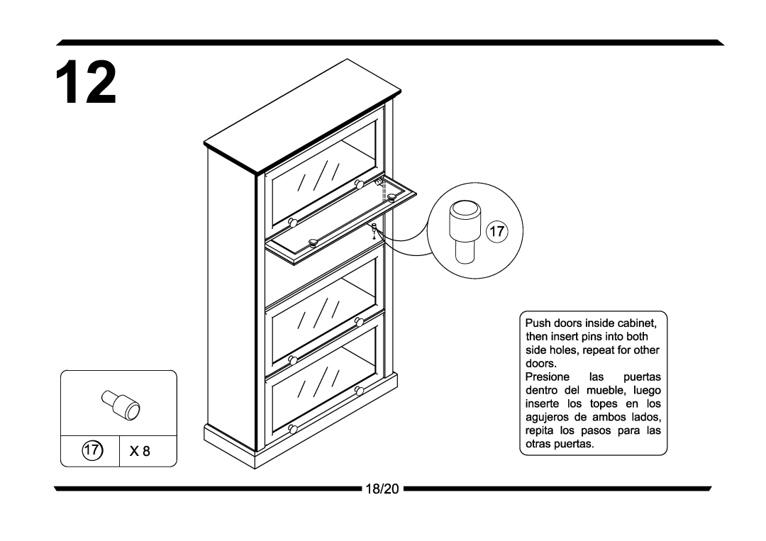 Altra Parsons Secretary Desk manual 