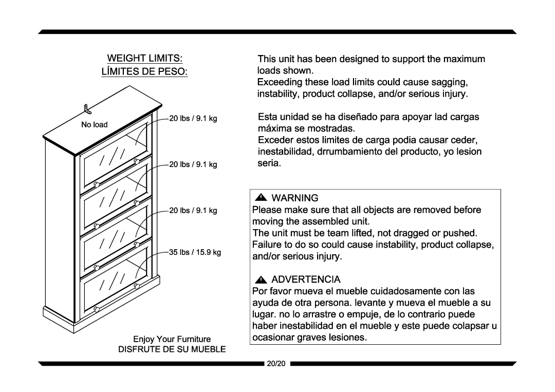 Altra Parsons Secretary Desk manual 