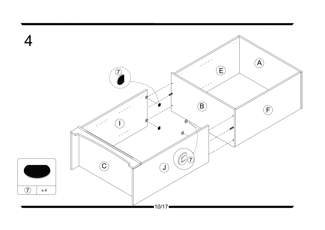 Altra Storage Coffee Table manual 