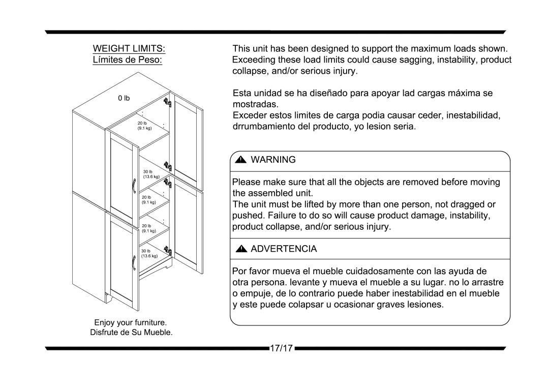 Altra Storage Coffee Table manual 