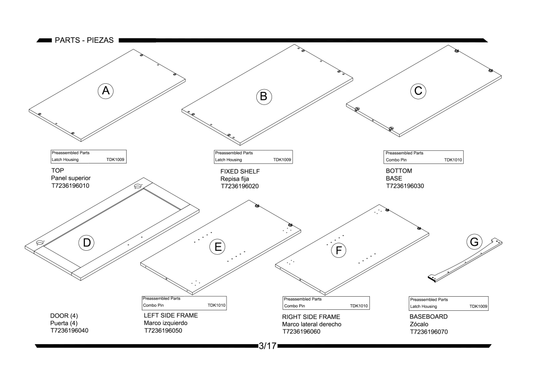 Altra Storage Coffee Table manual 