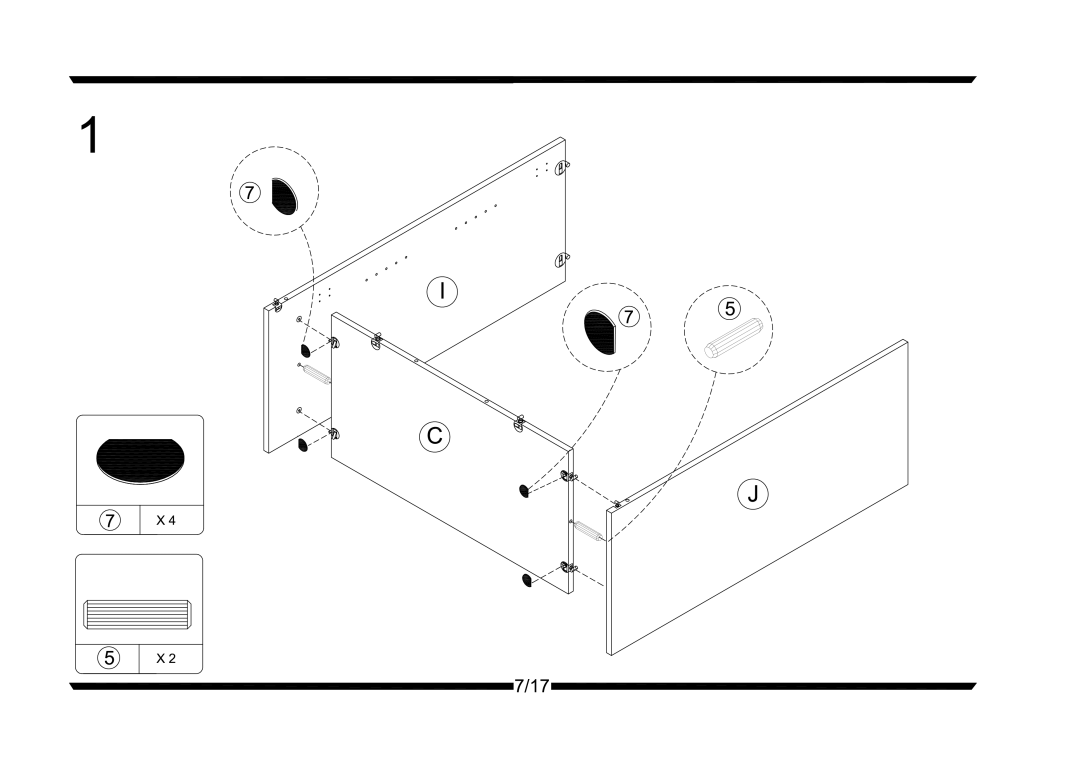 Altra Storage Coffee Table manual 