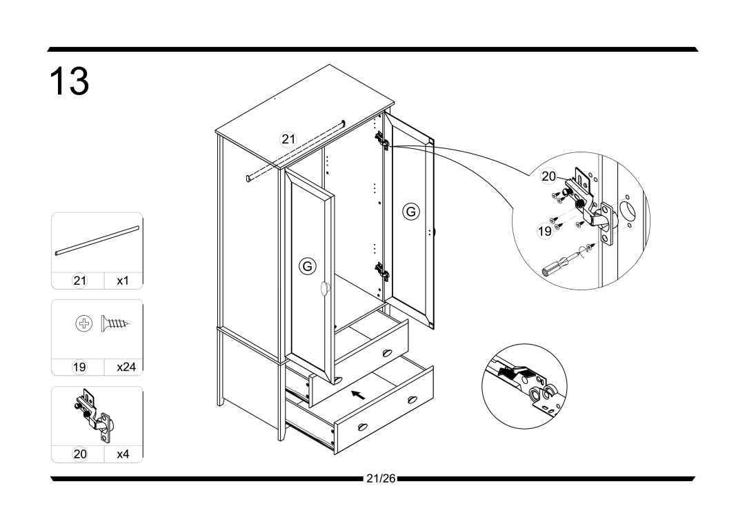 Altra Wexford Coffee Table manual 