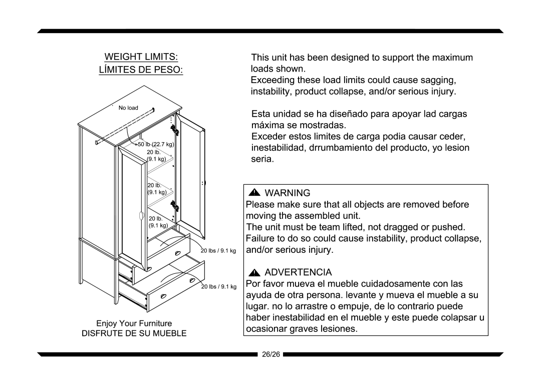 Altra Wexford Coffee Table manual 