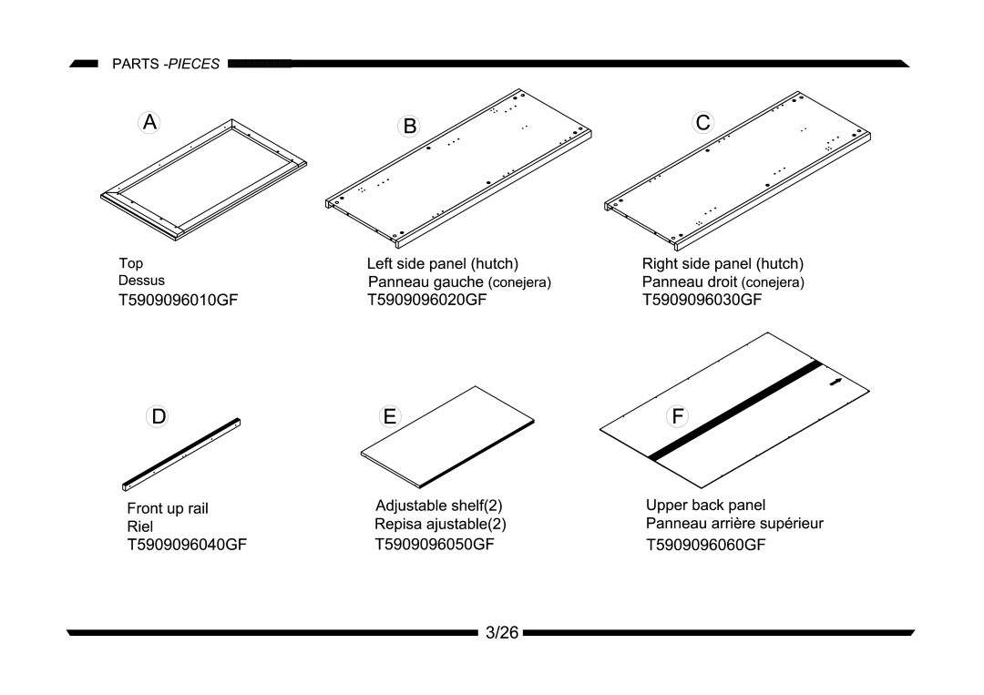 Altra Wexford Coffee Table manual 