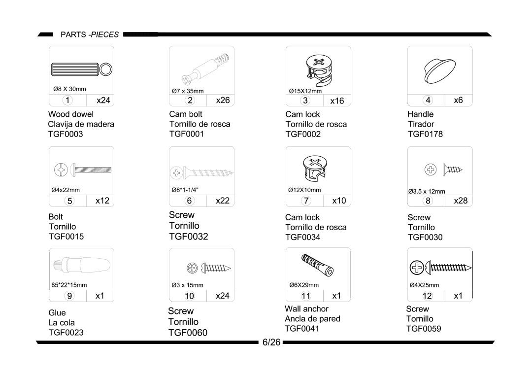 Altra Wexford Coffee Table manual 