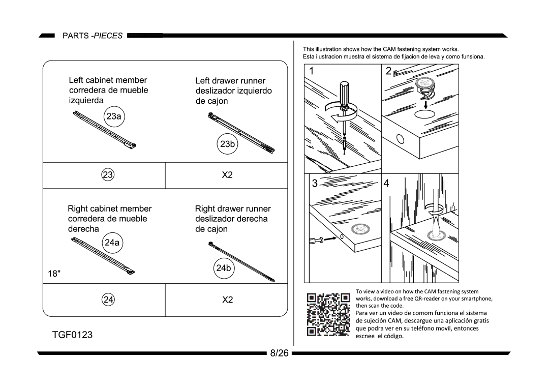 Altra Wexford Coffee Table manual 