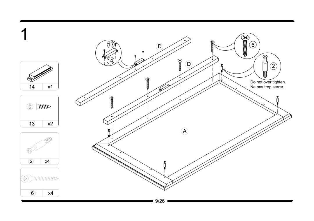 Altra Wexford Coffee Table manual 