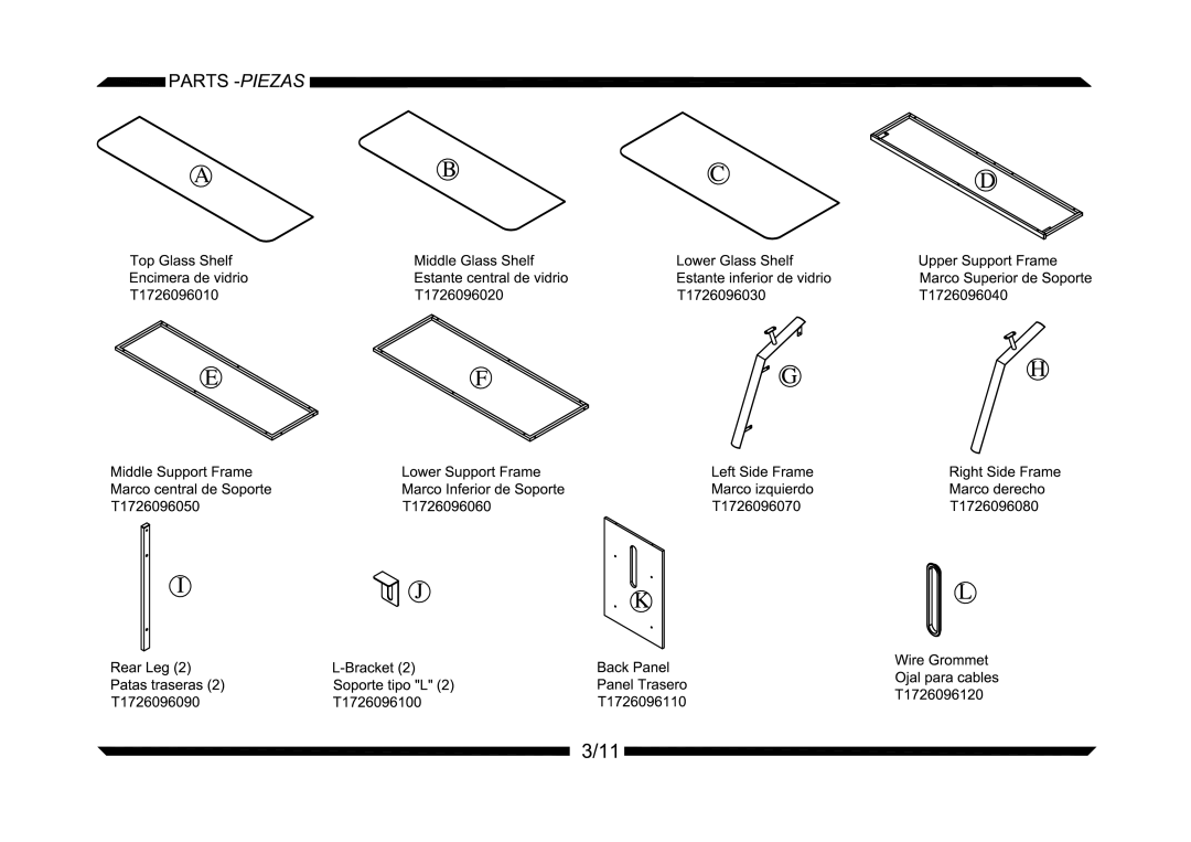 Altra Wexford TV Stand manual 