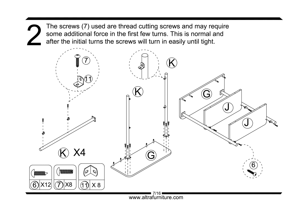 Altra Winslow Media Storage Chest manual 