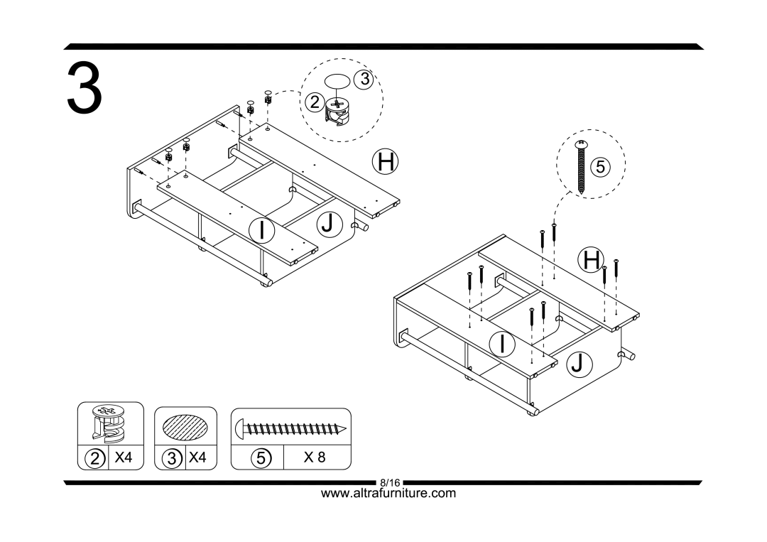 Altra Winslow Media Storage Chest manual 