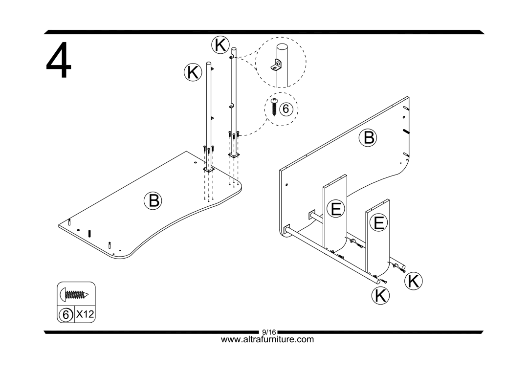 Altra Winslow Media Storage Chest manual 