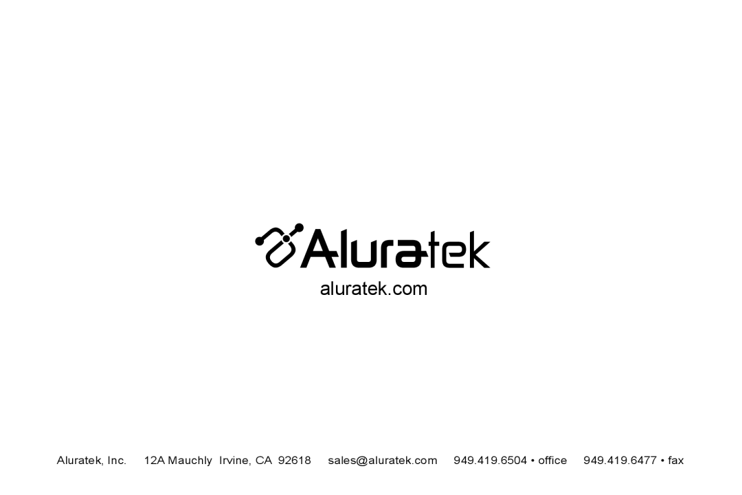 Aluratek ADMPF412F manual Aluratek.com 