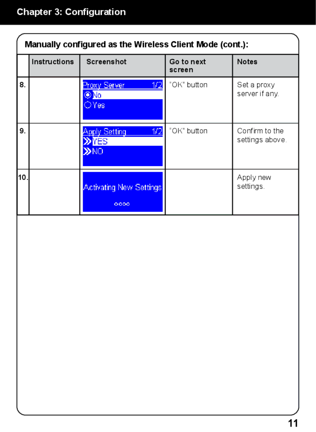 Aluratek AIREC01F manual Configuration 