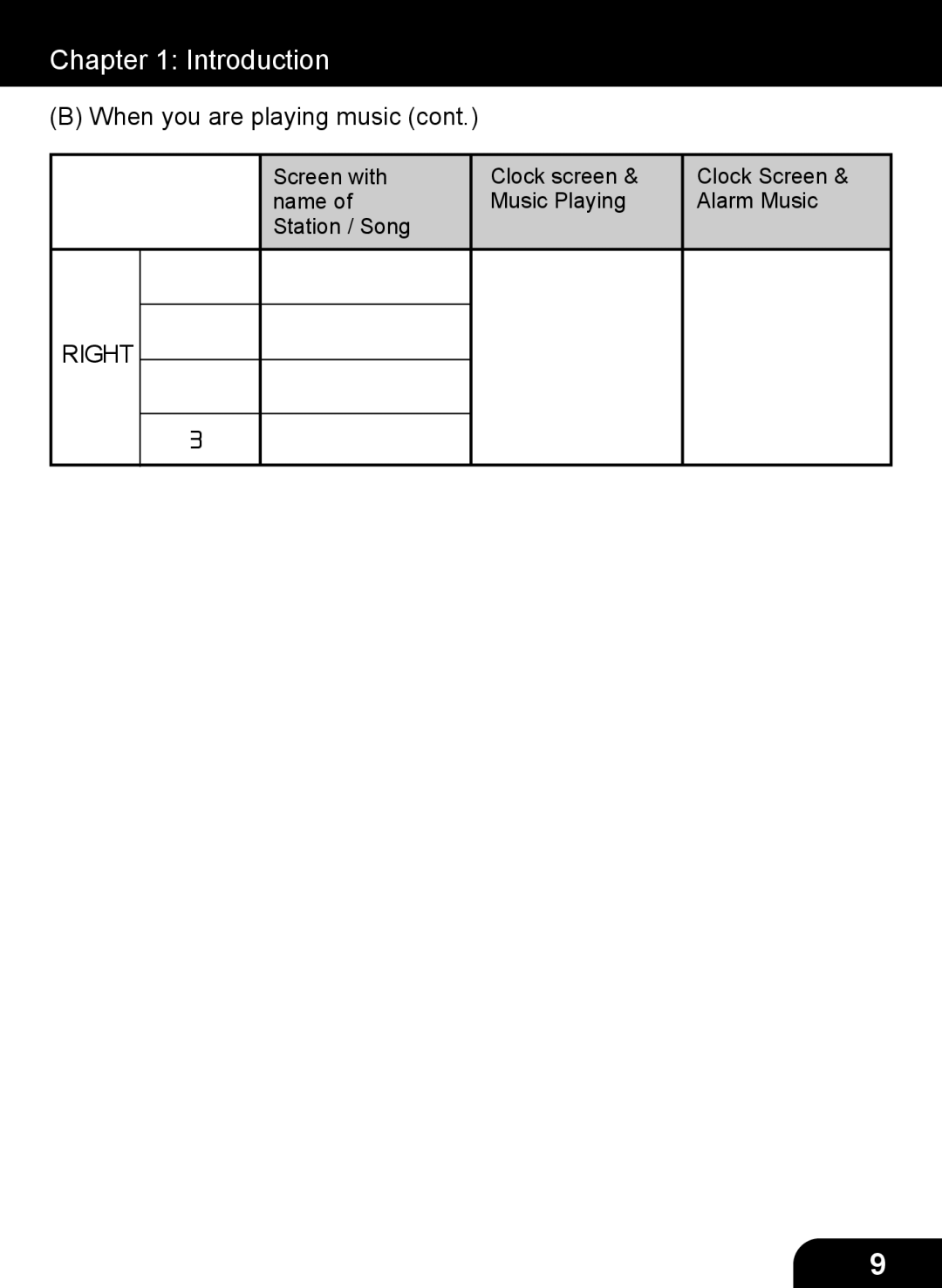 Aluratek AIRMM01F manual Int. Radio Go back to radio list 