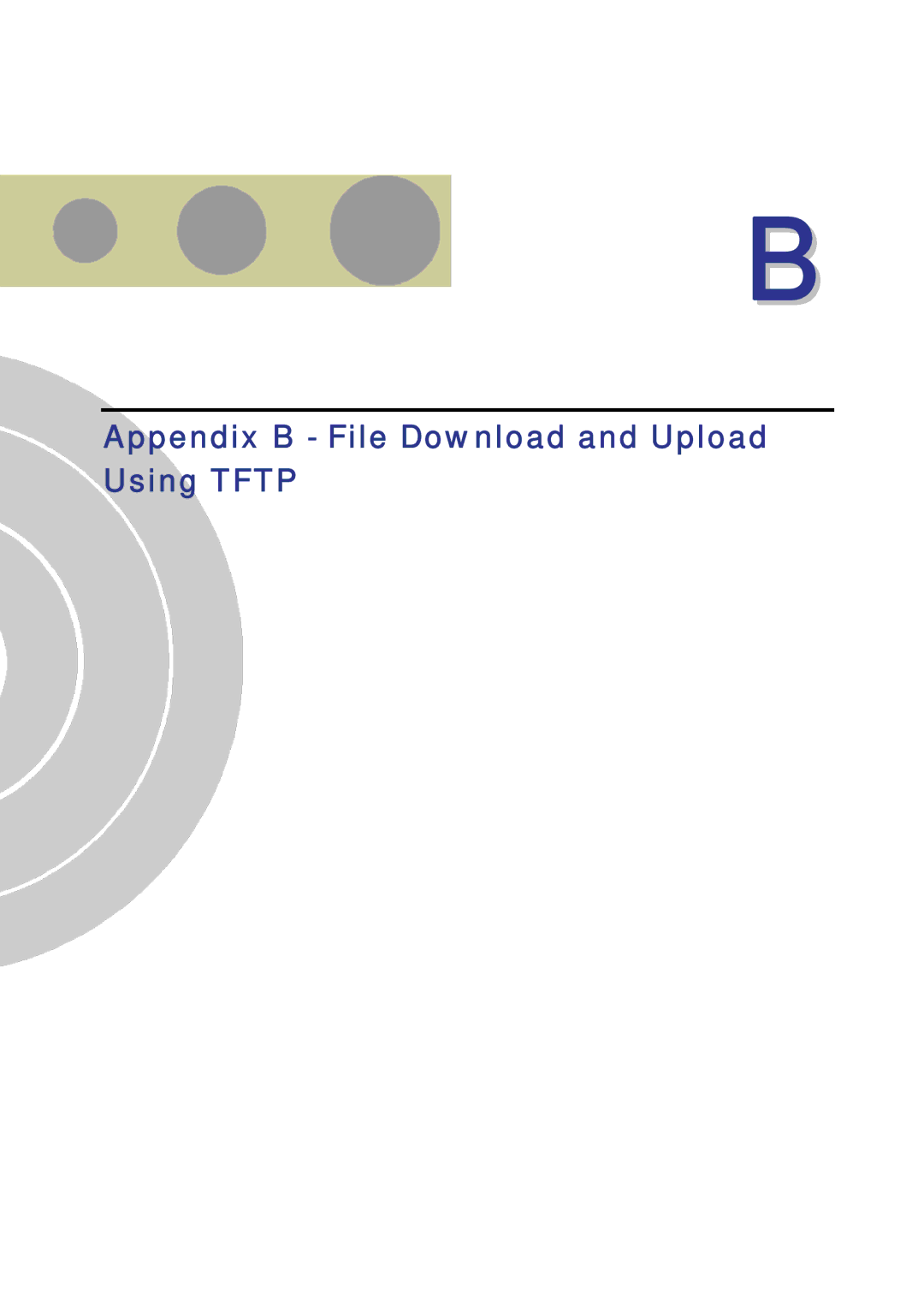 Alvarion SW VERSION 5.1 system manual Appendix B File Download and Upload Using Tftp 