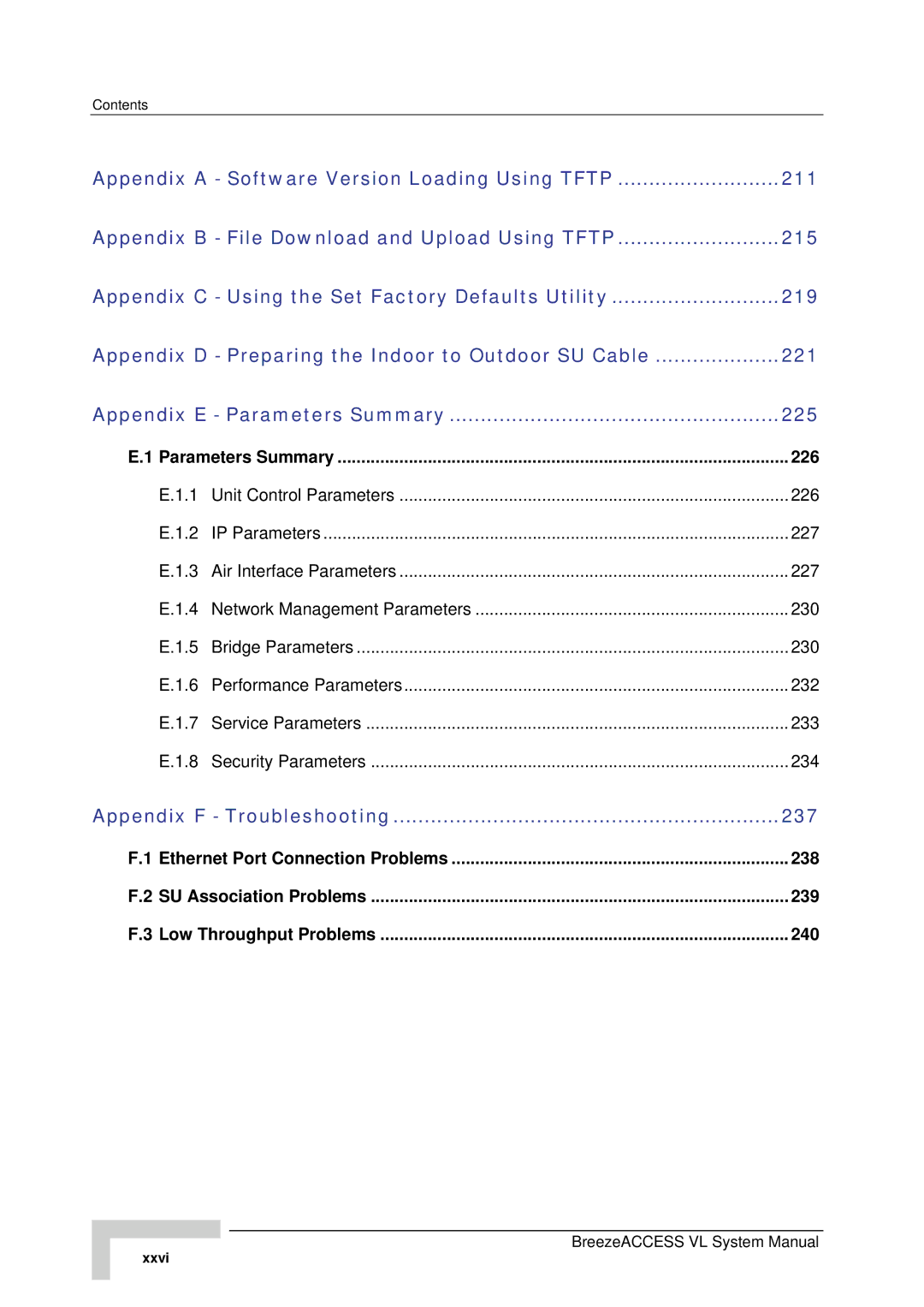 Alvarion SW VERSION 5.1 Appendix a Software Version Loading Using Tftp, Appendix B File Download and Upload Using Tftp 