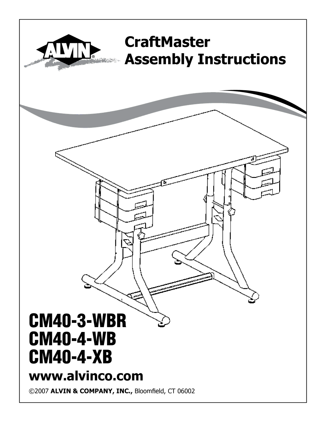 Alvin manual CM40-3-WBR CM40-4-WB CM40-4-XB 