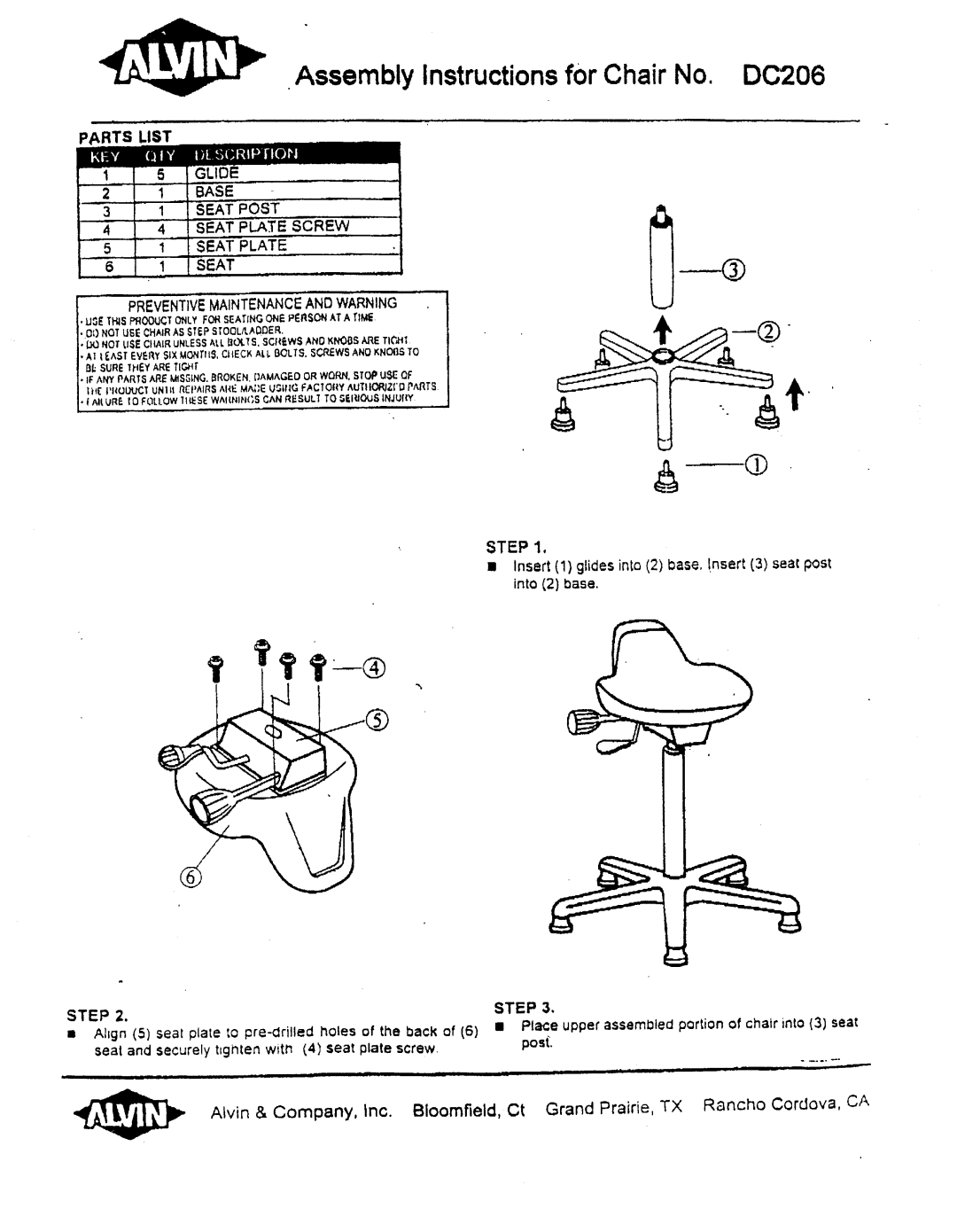 Alvin DC2006 manual 