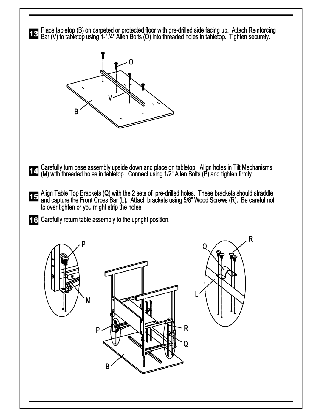 Alvin Drawing Table manual 