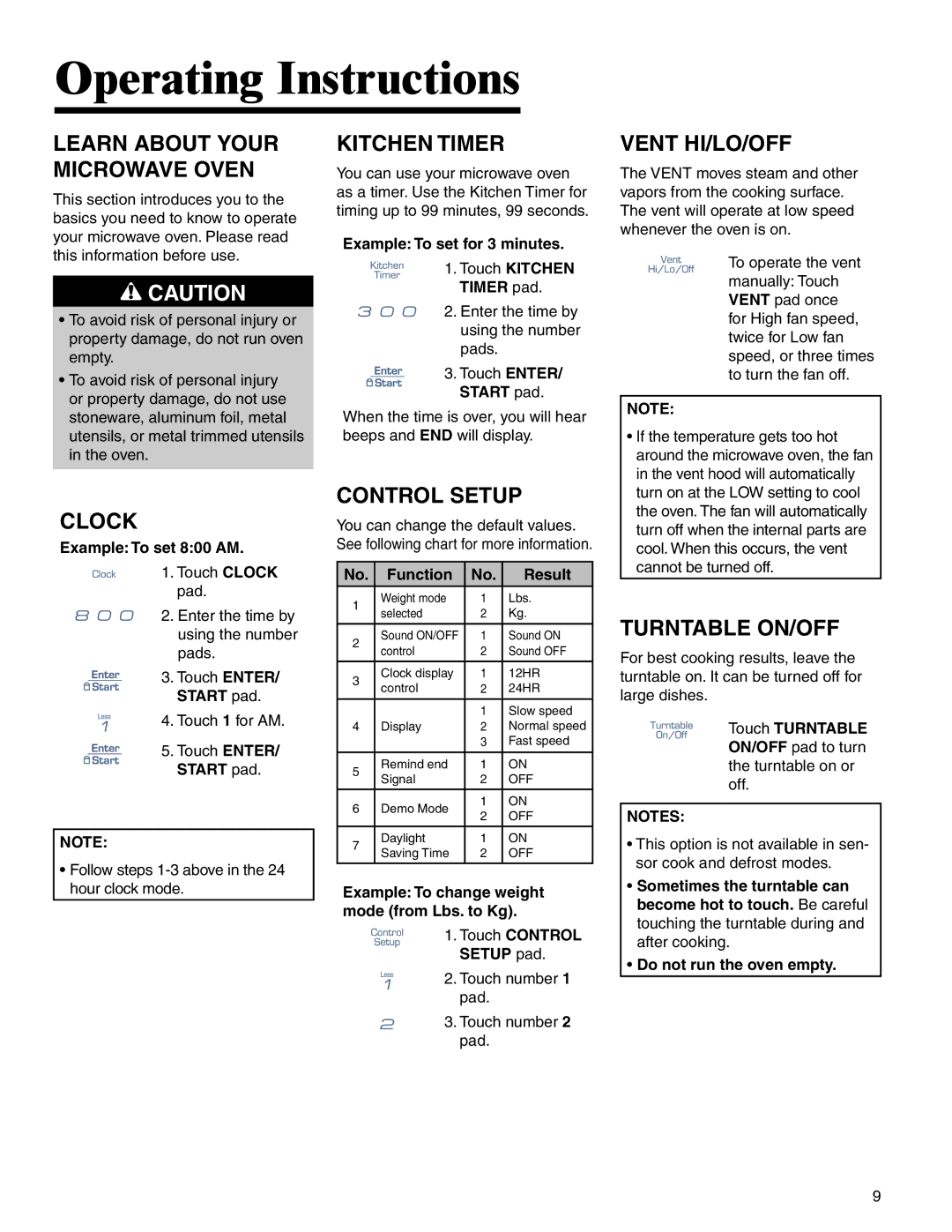 Amana AMV5164BA/BC important safety instructions Operating Instructions 