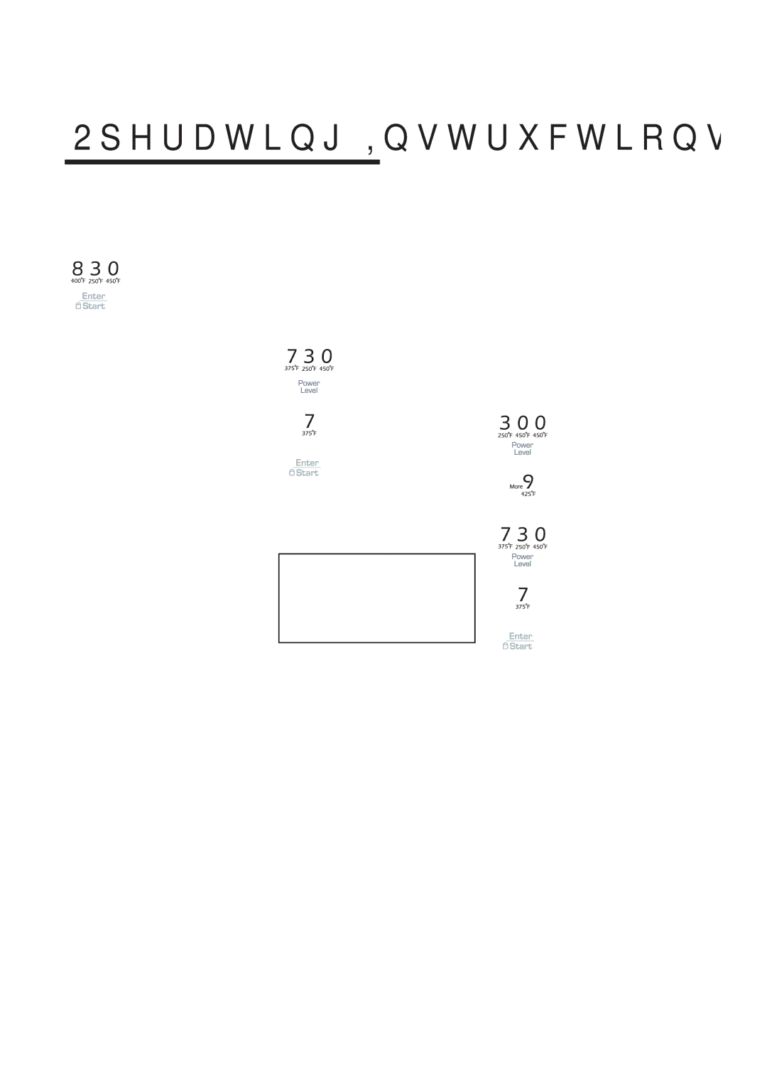 Amana AMV6167BD manual #//+. !44 0/7%2%,%6%,3, #//+. !44,/7%2 0/7%2%,%6%,3, #//+ -/2% 4!. /.% #//++#9#,%, 24!.4, Seconds 