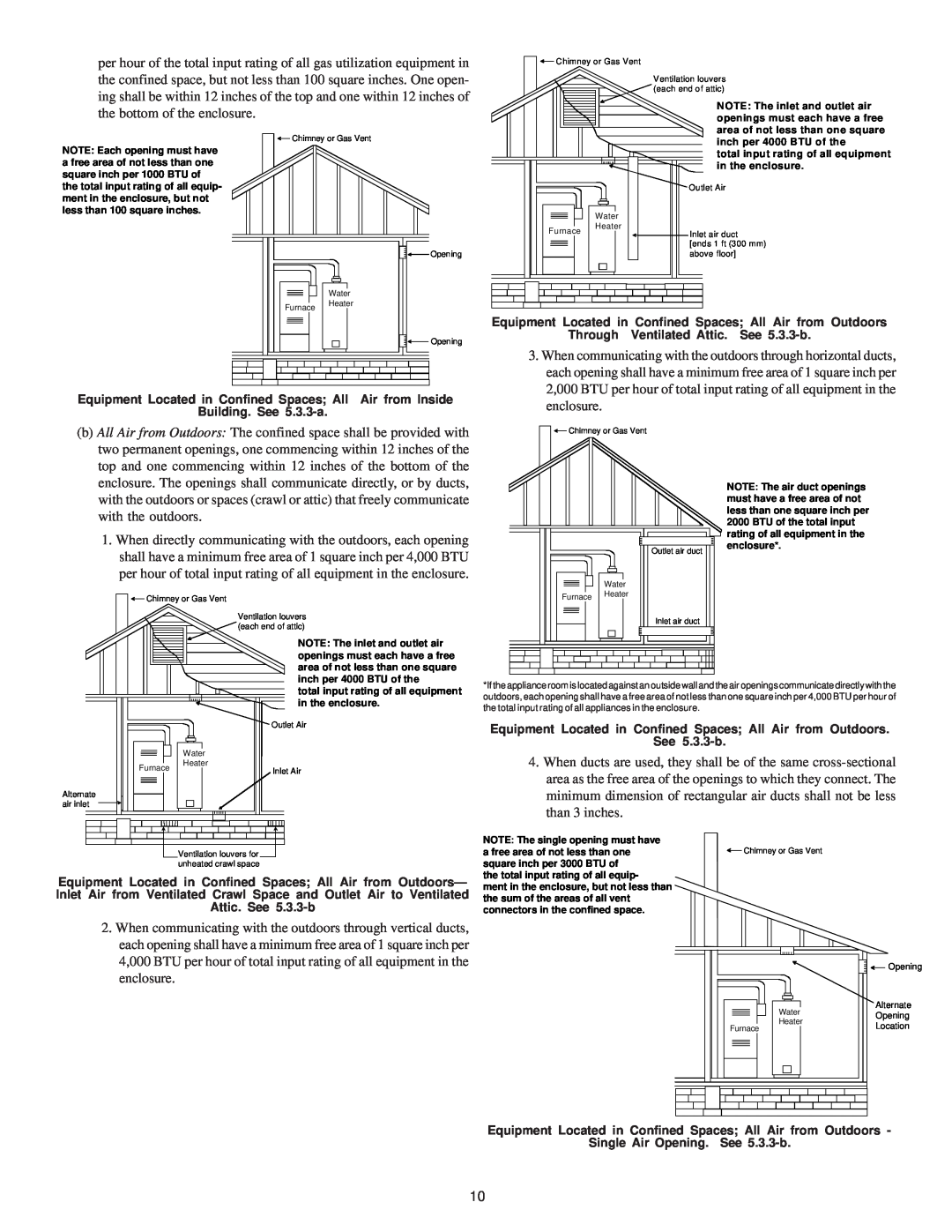 Amana AMV9, ACV9 installation instructions Building. See 5.3.3-a 